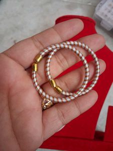 Beautiful Adjustable Silver Mix Kada