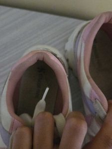 Pink &amp; White Sneakers