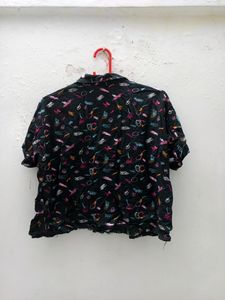 Ajio Crop Shirt
