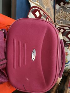 Maroon Makeup/Cosmetic Travel Bag