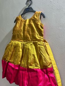 Festive Girls' Ethnic Dress