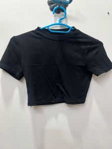 Black Crop Top