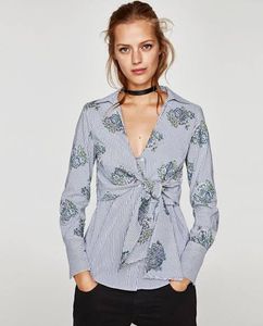 Zara Striped Floral Shirt