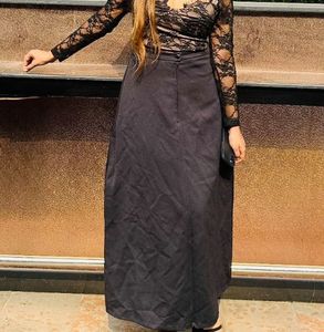 Fluffy Full Length High Waist Skirt