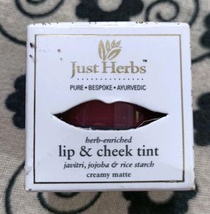 Just Herbs Lip & Cheek Tint Creamy Matte - 04 Maho