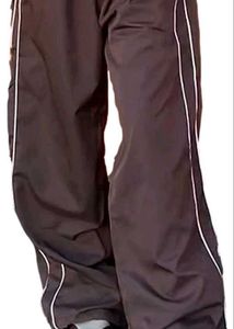 NewMe Brown Parachute Pants Size xs