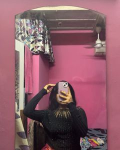 Sparkly Black Top