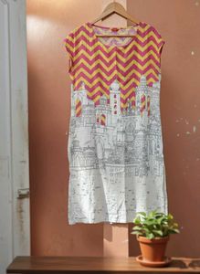 W Abstract Printed Kurta