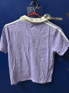 Adidas Lavender Polo Shirt