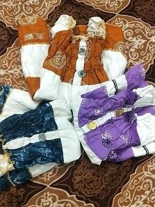 Combo Of 3 New Baby girl Frock