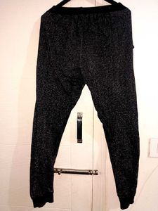 Sparkly Black Joggers
