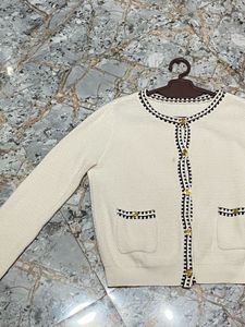 White Cardigan
