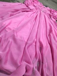 Vintage Pink Chiffon Dress