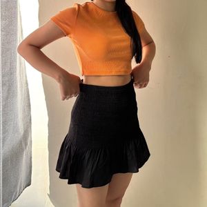 H&M Smocked Waist Skirt