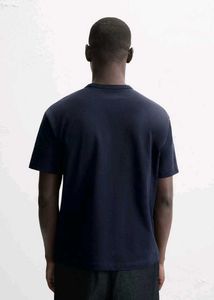 Unisex Navy Blue Oversized Tee 240GSM