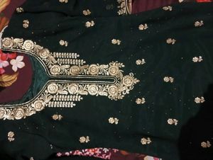 Dark green suit