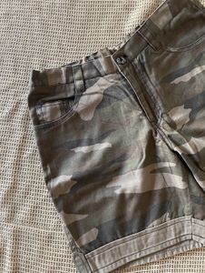 Military print shorts