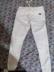 White Jogger Pants