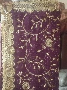 Elegant Purple Dupatta