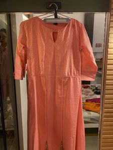 Peach Kurta