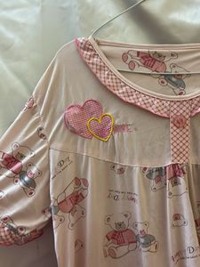 Cute Bear Print Nightsuit
