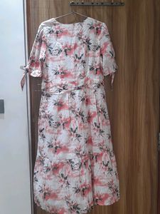 Floral Button-Down Midi Dress
