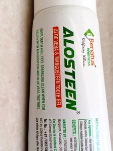 Alosteen Aloe Vera And Mangosteen Tooth Gel