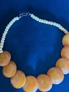 Yellow Beads Necklace