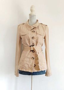 H&amp;M Vintage Belted Beige Jacket