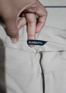 Elegant skin off white Pants