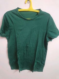 Dark Green Basic Tee
