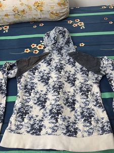 Floral Print Hoodie