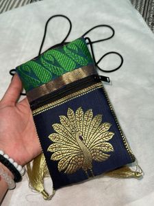 Ethnic Peacock Pouch