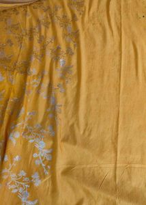 Yellow Floral Saree