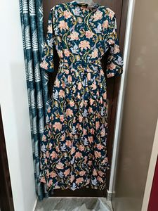 floral gown party wear