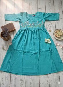 Floral Embroidered Dress