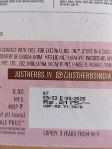 Just Herbs Makeup Kit