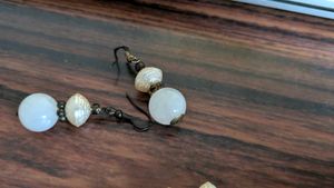 Beaded Statement Necklace With Earrings