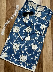 Chic Denim-Toned Dress