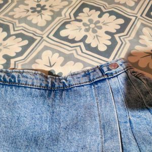 Denim Skort