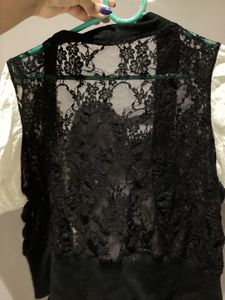 Lace Detail Bolero Jacket
