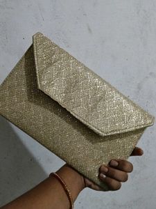 Sparkly Gold Clutch