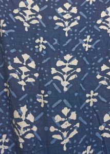 Anouk Navy Blue Ethnic Motifs Printed Kurta