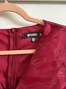 Misguided Red Mini Dress