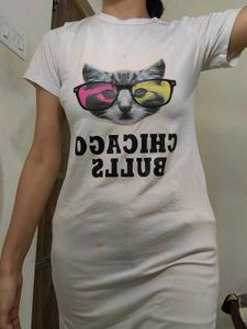 Off white Cat Dress