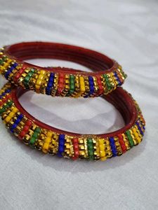 Multicolor Lakh Bangles