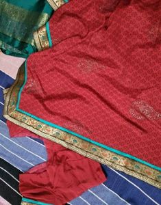 Pretty Red Saree❤️🔥😍