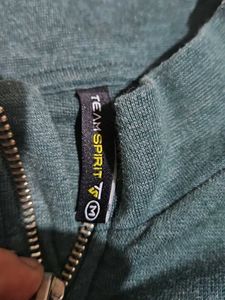 Green Zip-Up Top