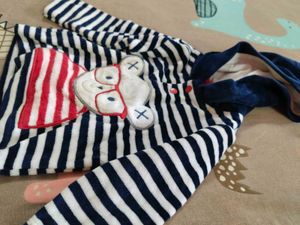 Striped Bear Hoodie
