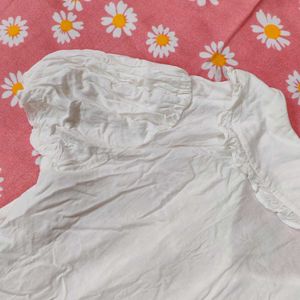ZARA Puffed Sleeved Top